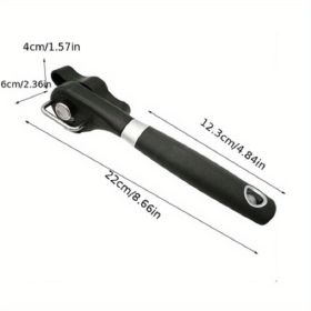 1pc Multifunctional Can Opener Side Open Quick And Simple Stainless Steel Can Opener Knife Kitchen Can Opener Gadget Kitchen Utensils