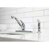 8" Widespread Single Handle Kitchen Faucet with Side Spray, Chrome