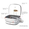 5 in 1 Electric Skillet - Expandable up to 7 Qt with Glass Lid, Oyster Grey by Drew Barrymore