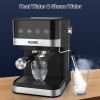 Espresso Machine 20 Bar Pump, Coffee and Cappuccino Latte Machine with Milk Frother, 1050W Semi-Automatic Expresso Maker with 1.5L Removable Water Tan