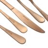 Better Homes & Gardens Alder 20 Piece Flatware Set - Rose Gold Matte Finish