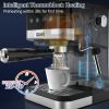Espresso Machine 20 Bar Pump, Coffee and Cappuccino Latte Machine with Milk Frother, 1050W Semi-Automatic Expresso Maker with 1.5L Removable Water Tan