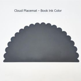 Plastic Placemat Children's Table Waterproof (Option: Book Ink)