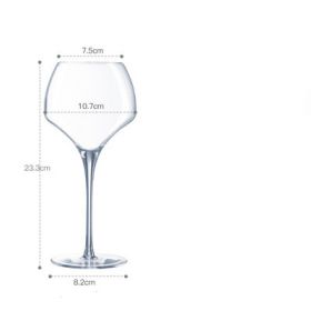 Creative Home Lead-free Crystal Red Wine Glass (Option: 550ml Single Red Wine Glass)