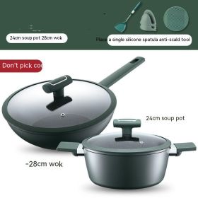 Full Set Of Household Non-stick Surface Suit (Option: 2 Style)