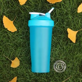 Sports Fitness Dried Egg White Milkshake Shake Cup (Option: Blue-600or700)