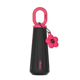 Outdoor Travel Portable Water Cup (Option: Black Plum-450ML)