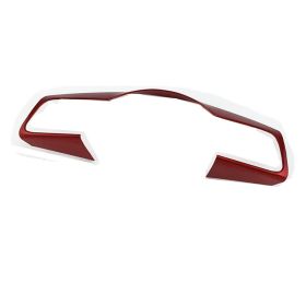 Bright Frame K3 Steering Wheel Interior Design Stickers (Option: 39 Noble Red)