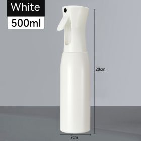 Transparent High Pressure Press Plastic Spray Bottle (Option: 500ML White-200 To 500ml)