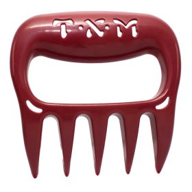 TXM Meat Claws for Shredding Barbecue Claws for Pulled Pork Grill Smoker Meat Paw Claw BBQ Claws Shredding Smoker Cooking Tool (Color: 1pc wine red, Ships From: China)