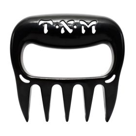 TXM Meat Claws for Shredding Barbecue Claws for Pulled Pork Grill Smoker Meat Paw Claw BBQ Claws Shredding Smoker Cooking Tool (Color: 1pc black, Ships From: China)
