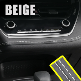 Interior Modification Special Car Door Car Gap Pocket (Option: 1 M-Black Leather White Line)