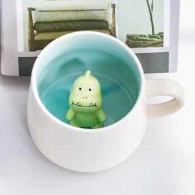 3D Cartoon Animal Ceramic Coffee Cup (Option: Simulated Snakes-301 To 400ml)