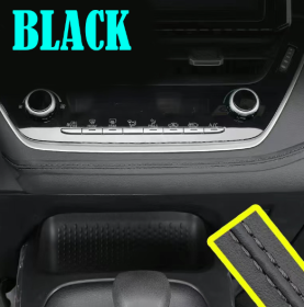 Interior Modification Special Car Door Car Gap Pocket (Option: 1 M-Black Leather Black Line)