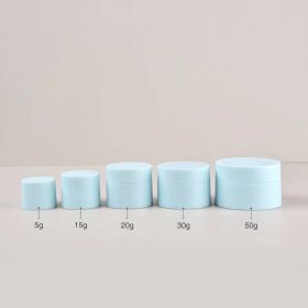 Powder Bottle Cream Ointment Plastic Separately Packed Case (Option: Blue-5G)