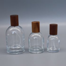 30ML 50ML100ML Cover Perfume Sub-bottles (Option: Walnut Cover-100ML)